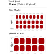 P Basic Pedicure no.4 Jel Tırnak 32 Adet 2 Kullanım