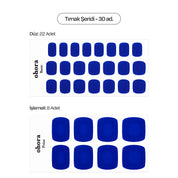 P Cobalt Blue Jel Tırnak 32 Adet, 2 Kullanım