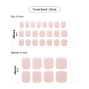 P Glassy Jel Tırnak 30 Adet, 2 Kullanım