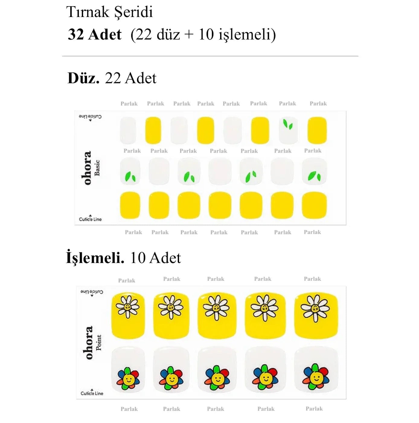 P Good Day Jel Tırnak 32 Adet 2 Kullanım