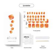 P Orange Blossom Jel Tırnak 32 Adet, 2 Kullanım