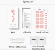 P Pink Salt Jel Tırnak 32 Adet 2 Kullanım