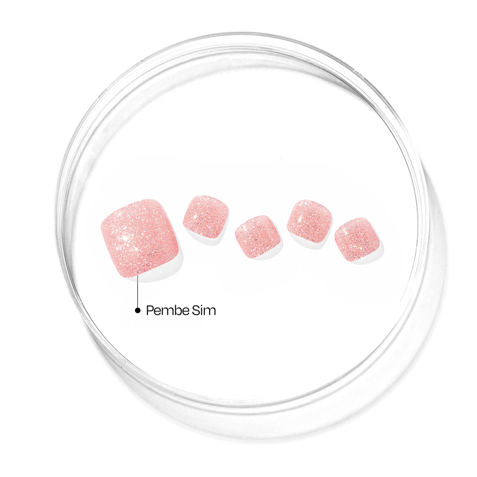 P Pink Salt Jel Tırnak 32 Adet, 2 Kullanım