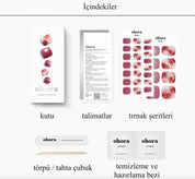 P Ruby Rush Jel Tırnak 32 Adet 2 Kullanım