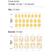 P Sun Daisy Jel Tırnak 32 Adet 2 Kullanım