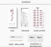 P Vintage Pink Jel Tırnak 30 Adet 2 Kullanım