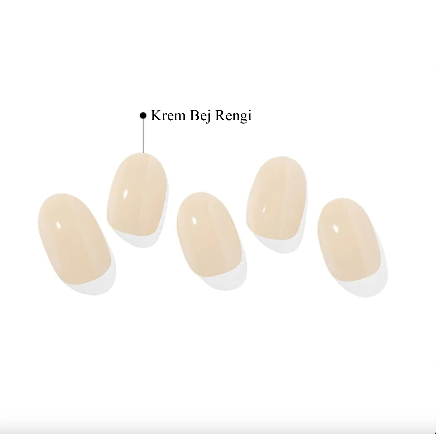 N Cream Base Jel Tırnak 30 Adet, 2 Kullanım