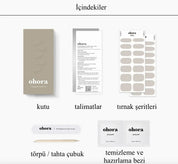 N Cream Paper Jel Tırnak 30 Adet, 2 Kullanım