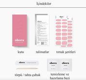 N Cream Pink Jel Tırnak 30 Adet, 2 Kullanım