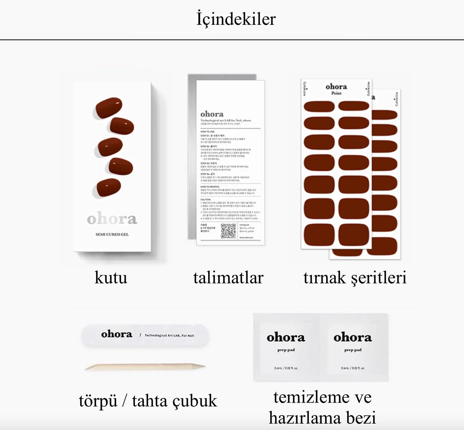 Ohora Chilly Manikür - Pedikür Seti