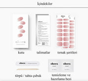 N Milk Rose Jel Tırnak 30 Adet, 2 Kullanım