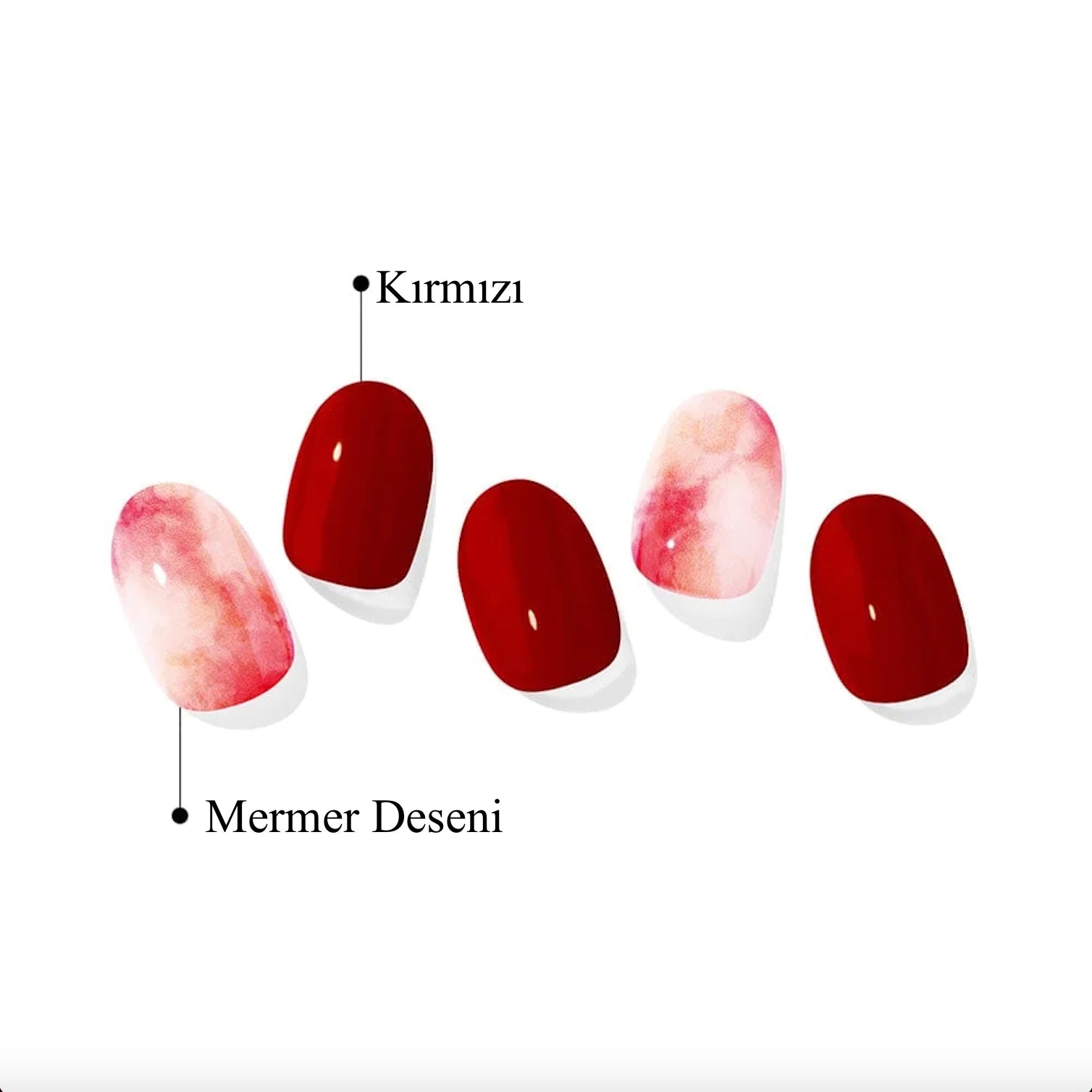 N Hibiscus Jel Tırnak 30 Adet, 2 Kullanım