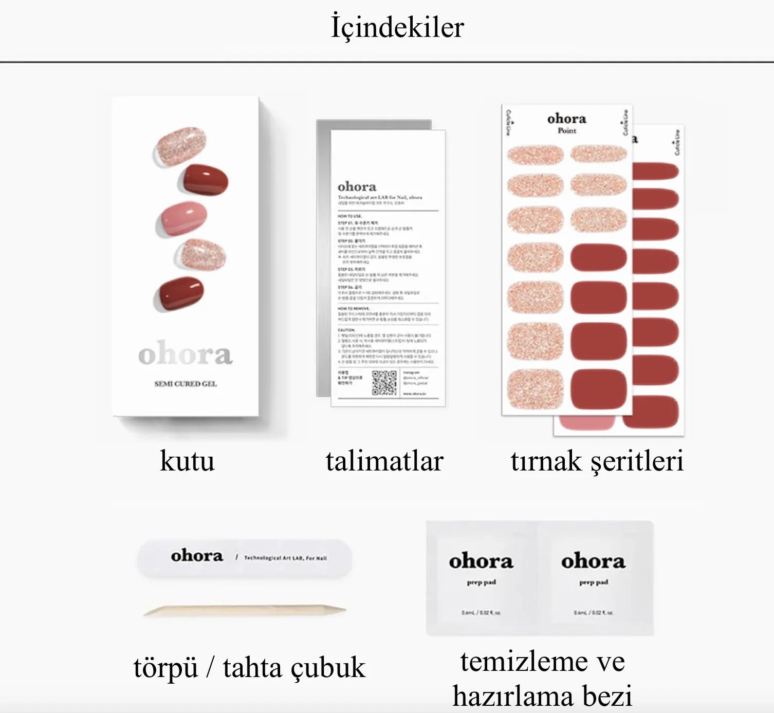 N Heimish Jel Tırnak 30 Adet, 2 Kullanım
