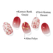 N Ruby Gold Jel Tırnak 30 Adet, 2 Kullanım
