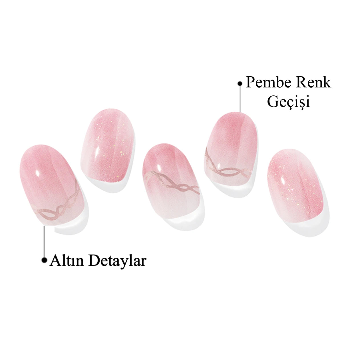 N Rosy Dew Jel Tırnak 32 Adet, 2 Kullanım