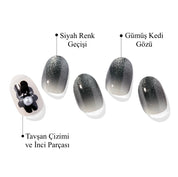 N Black Bunny Jel Tırnak 30 Adet, 2 Kullanım