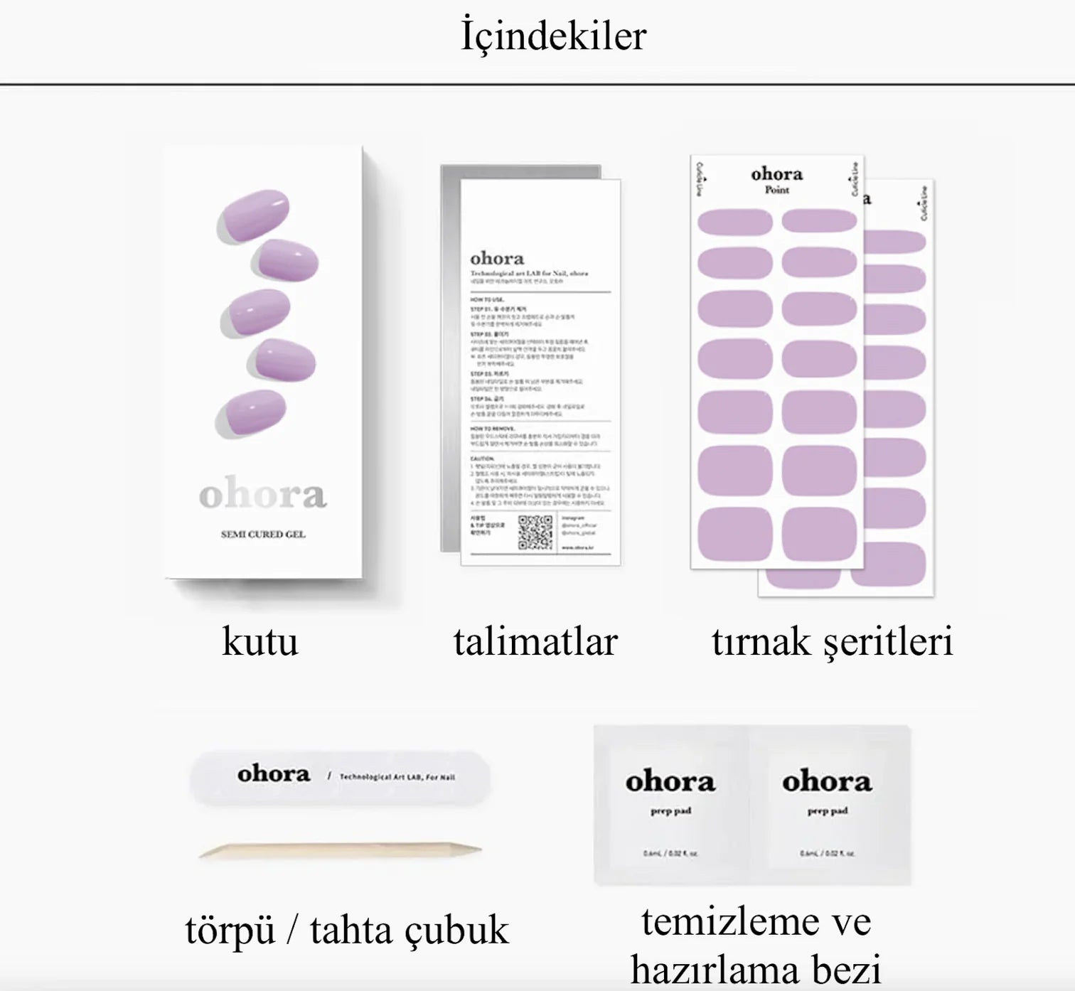 N Blueberry Jam Jel Tırnak 30 Adet, 2 Kullanım