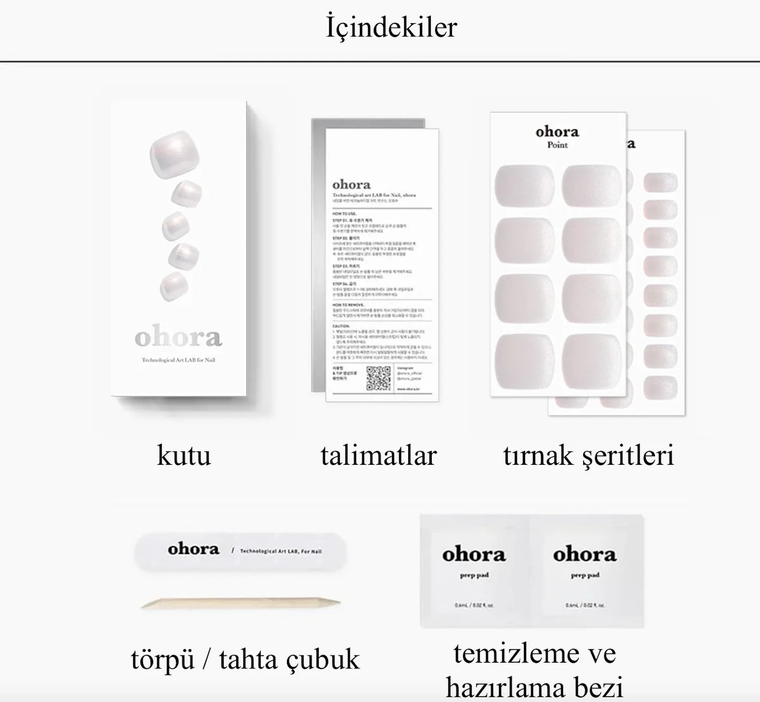 P Glow Beam Jel Tırnak 32 Adet, 2 Kullanım