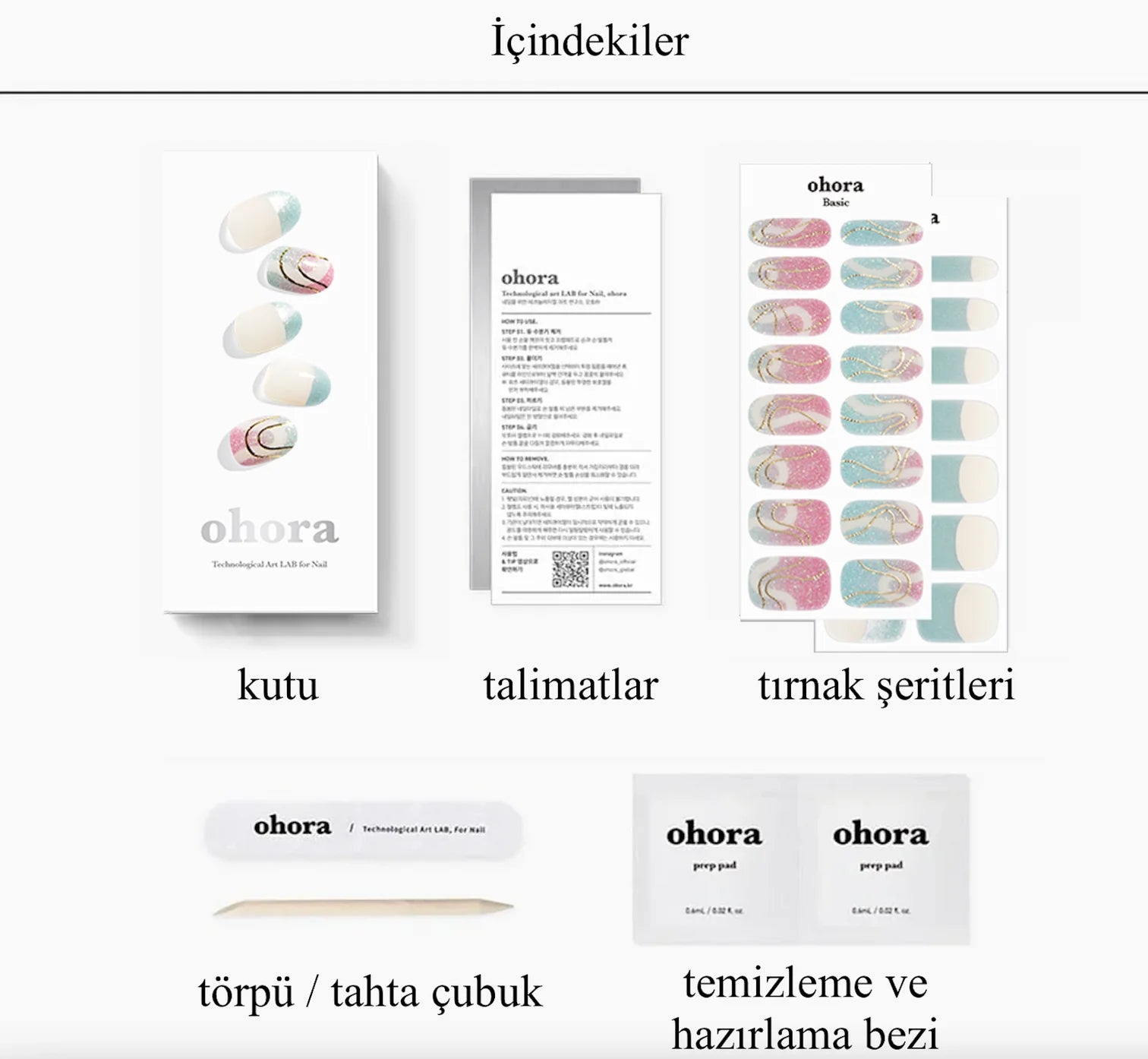 N Blue Illusion Jel Tırnak 30 Adet, 2 Kullanım