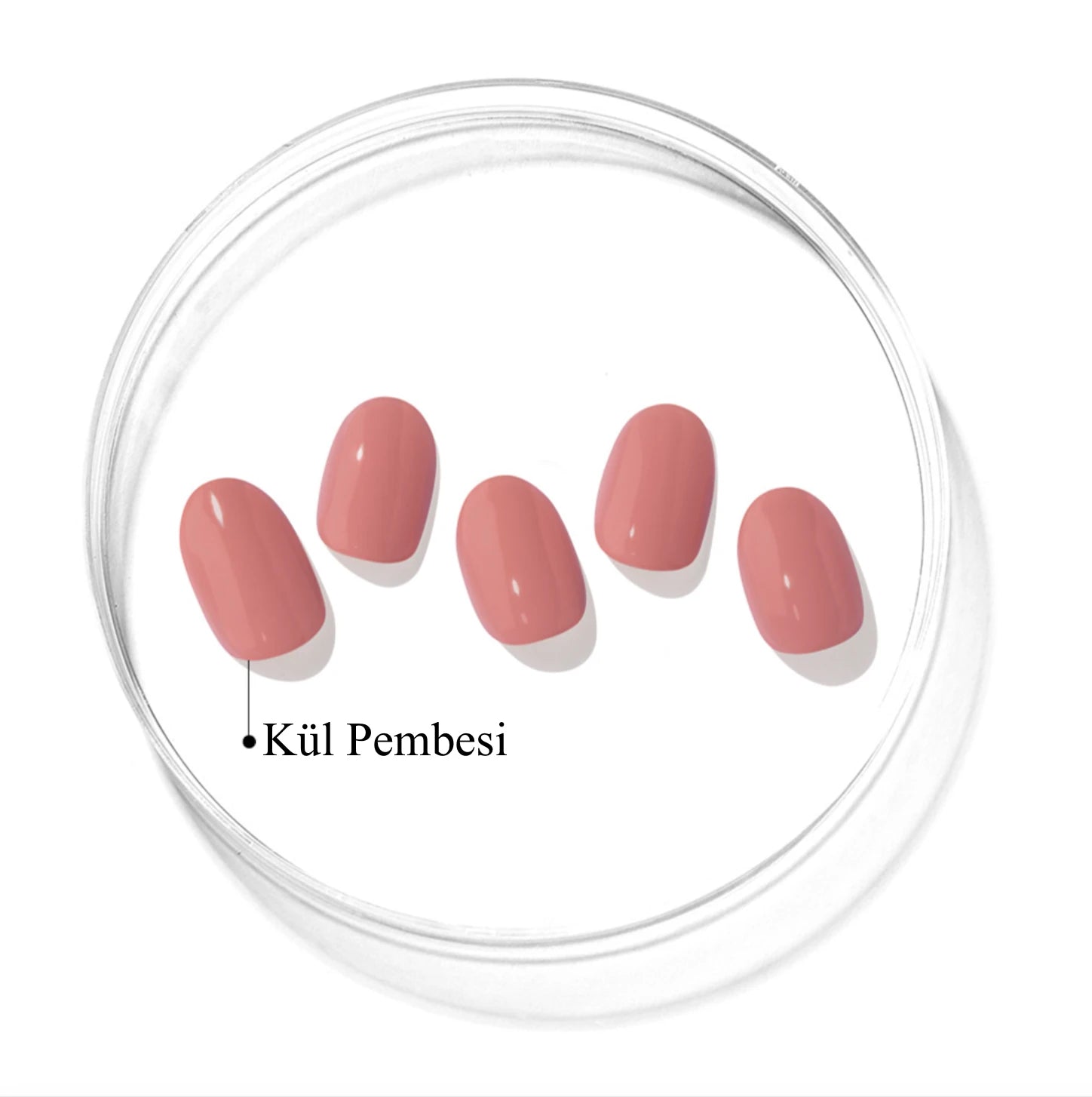 N Ash Pink Jel Tırnak 30 Adet, 2 Kullanım