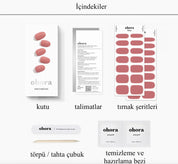 N Ash Pink Jel Tırnak 30 Adet, 2 Kullanım