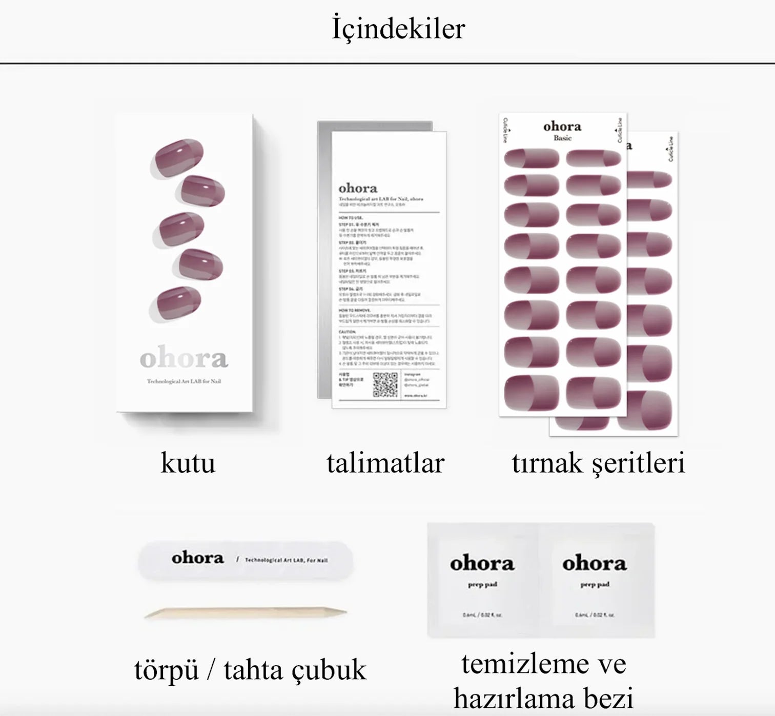 N Mild Rose Jel Tırnak 30 Adet, 2 Kullanım