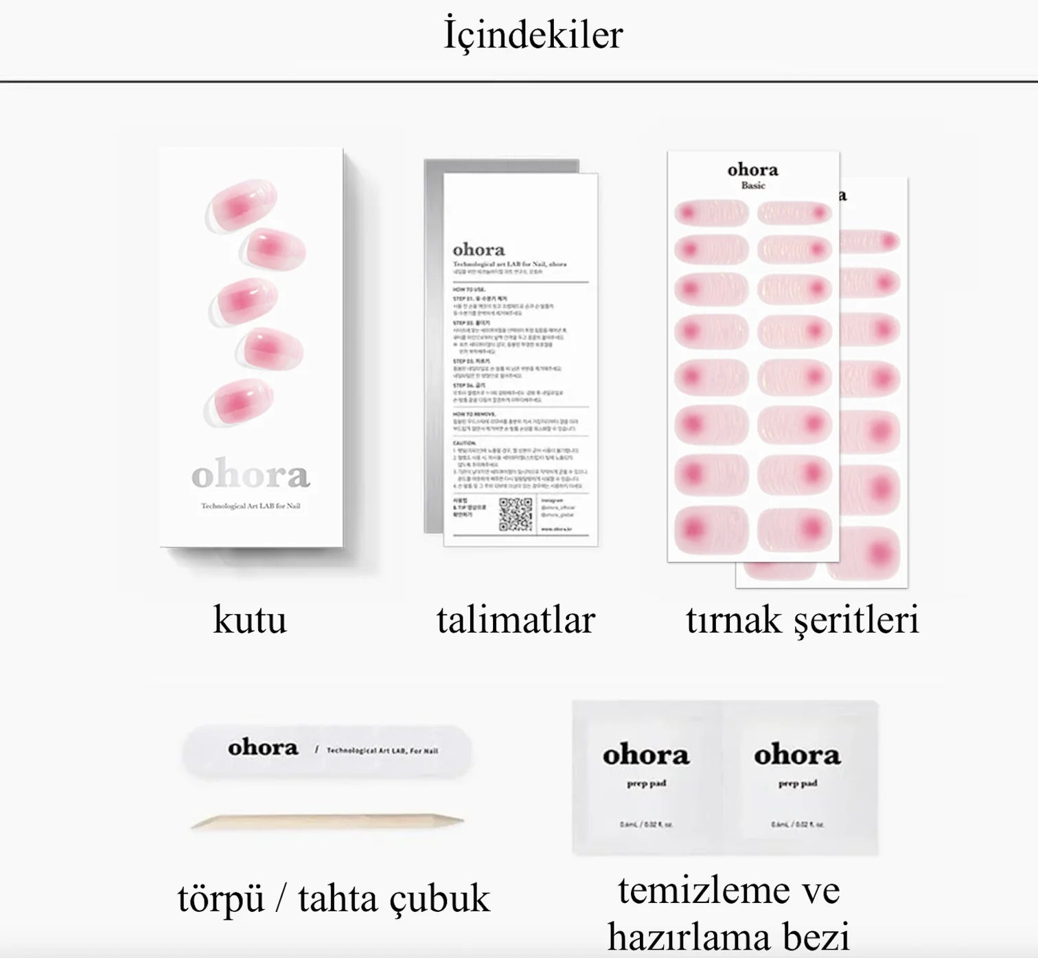N Aurora French Jel Tırnak 30 Adet, 2 Kullanım
