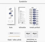 N Gleam Blue Jel Tırnak 30 Adet, 2 Kullanım