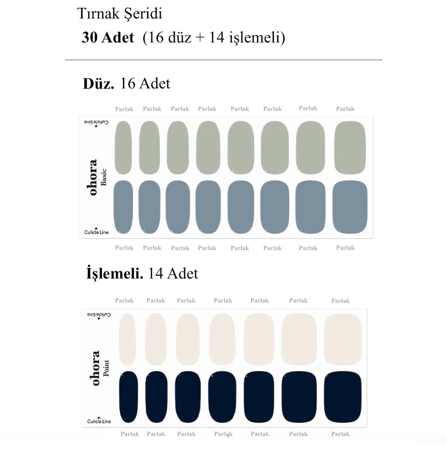 N Urban Jel Tırnak 30 Adet, 2 Kullanım