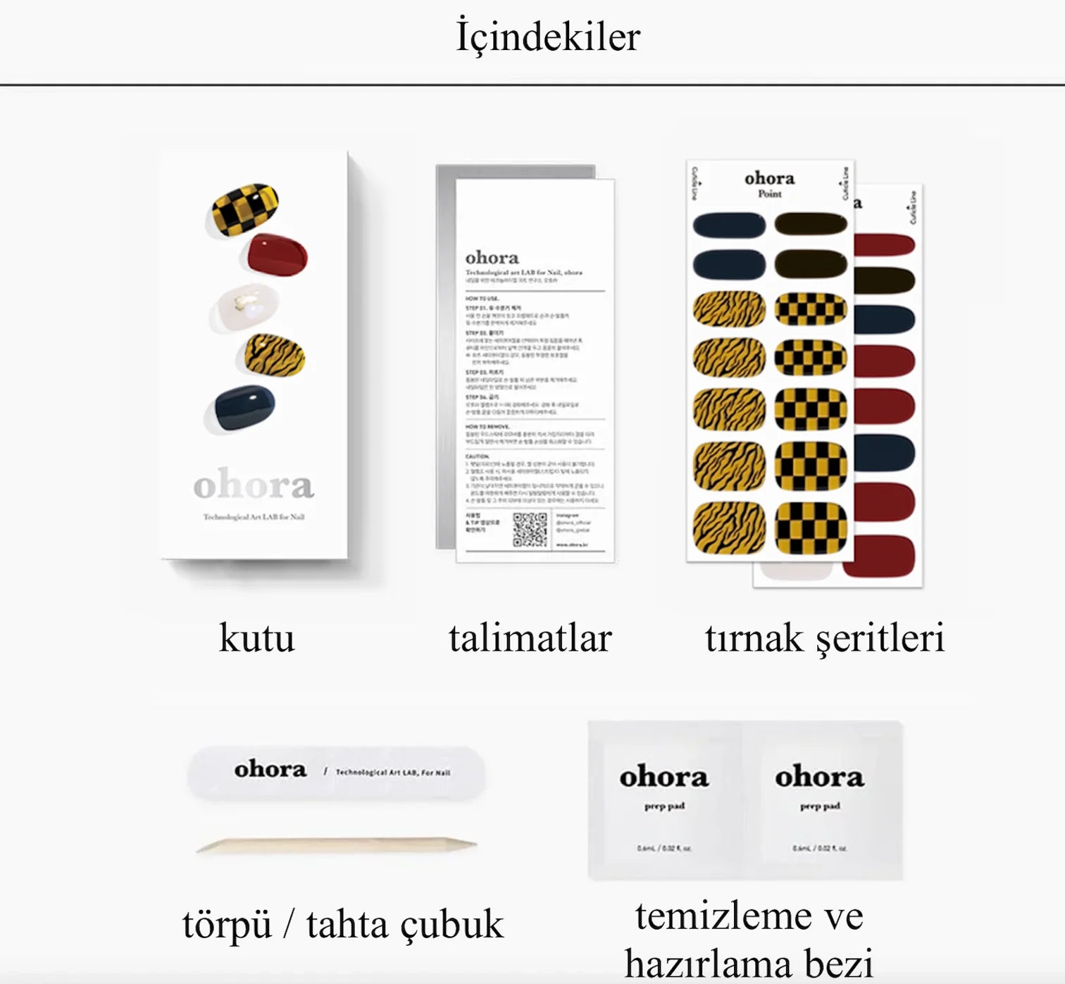 N Hip Tiger Jel Tırnak 30 Adet, 2 Kullanım