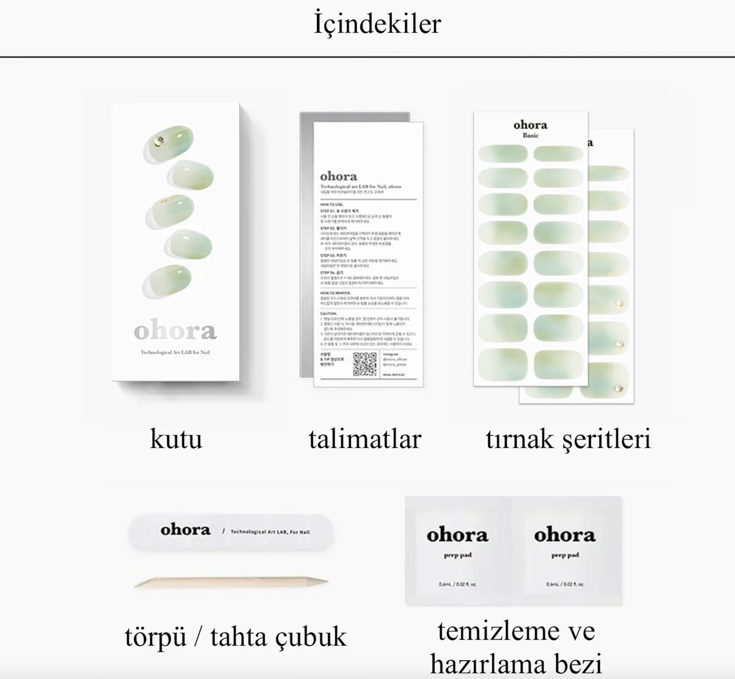 N Golden Matcha Jel Tırnak 30 Adet, 2 Kullanım