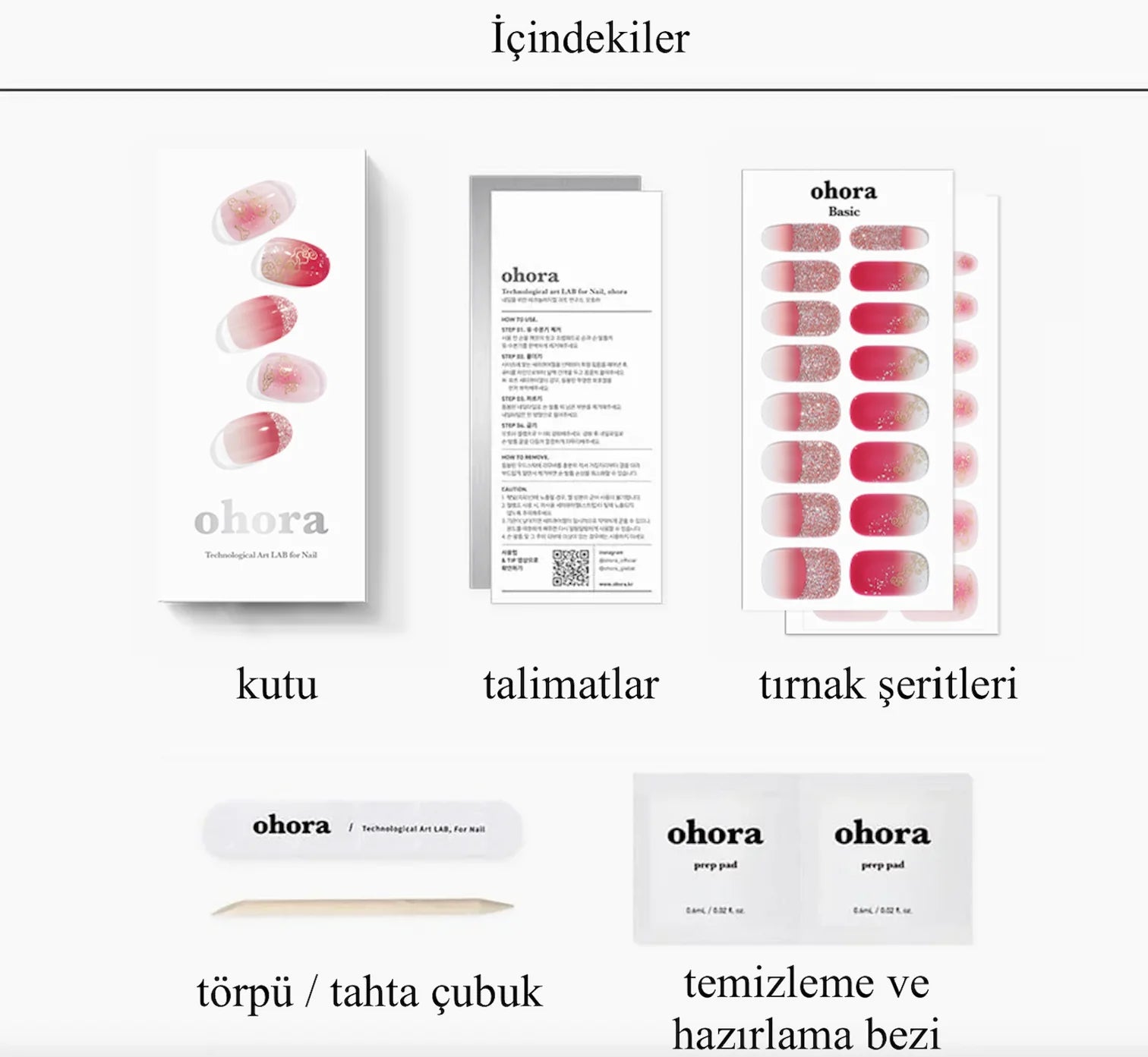 N Rosy Haze Jel Tırnak 30 Adet, 2 Kullanım