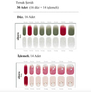 N Snow Star Jel Tırnak 30 Adet, 2 Kullanım