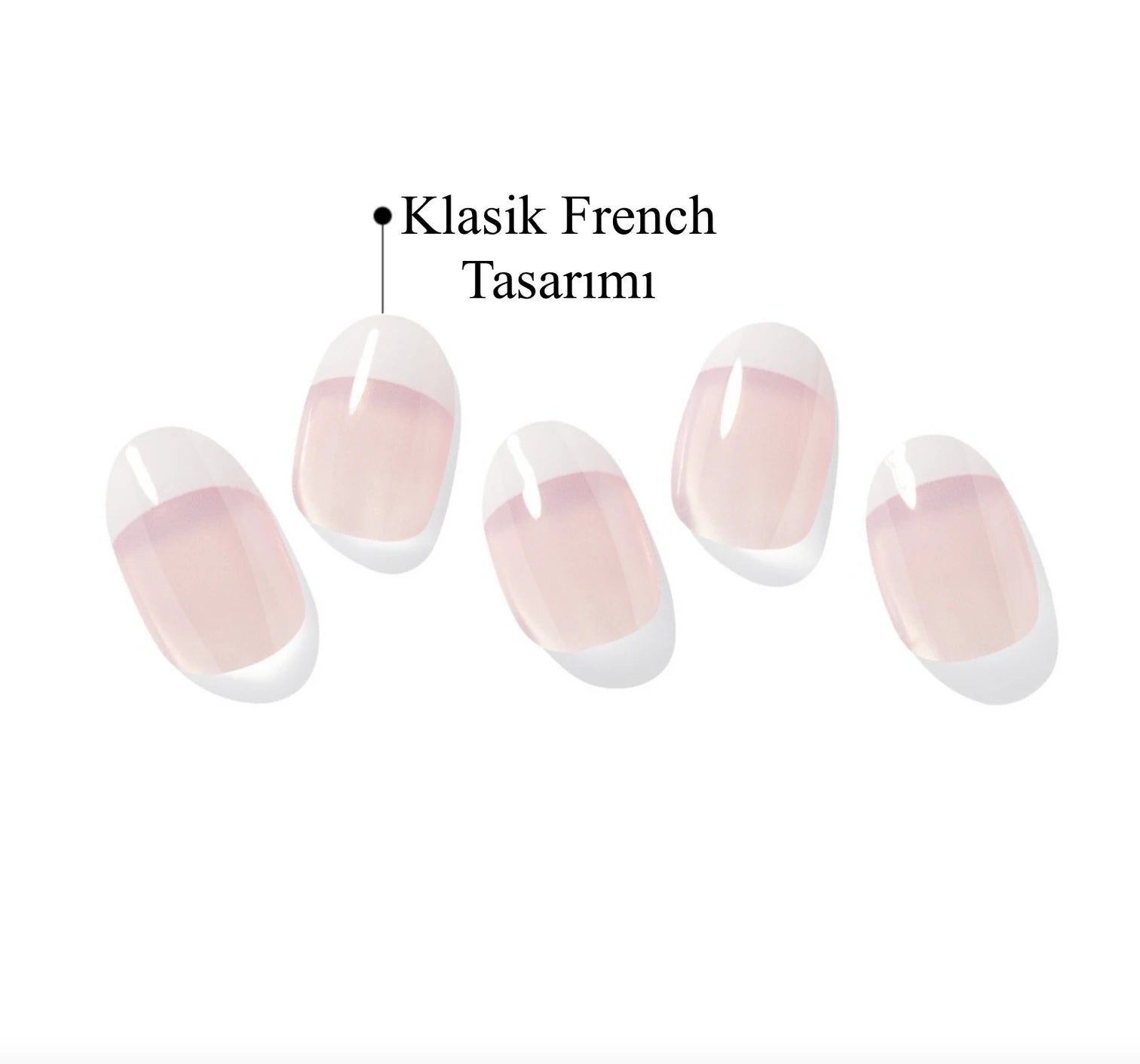 N Essential French Jel Tırnak 30 Adet, 2 Kullanım