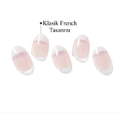 N Essential French Jel Tırnak 30 Adet, 2 Kullanım