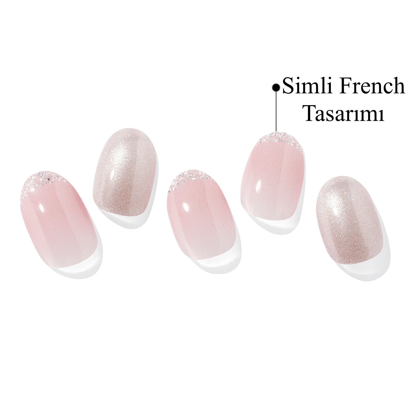 N Shy Rose Jel Tırnak 30 Adet, 2 Kullanım