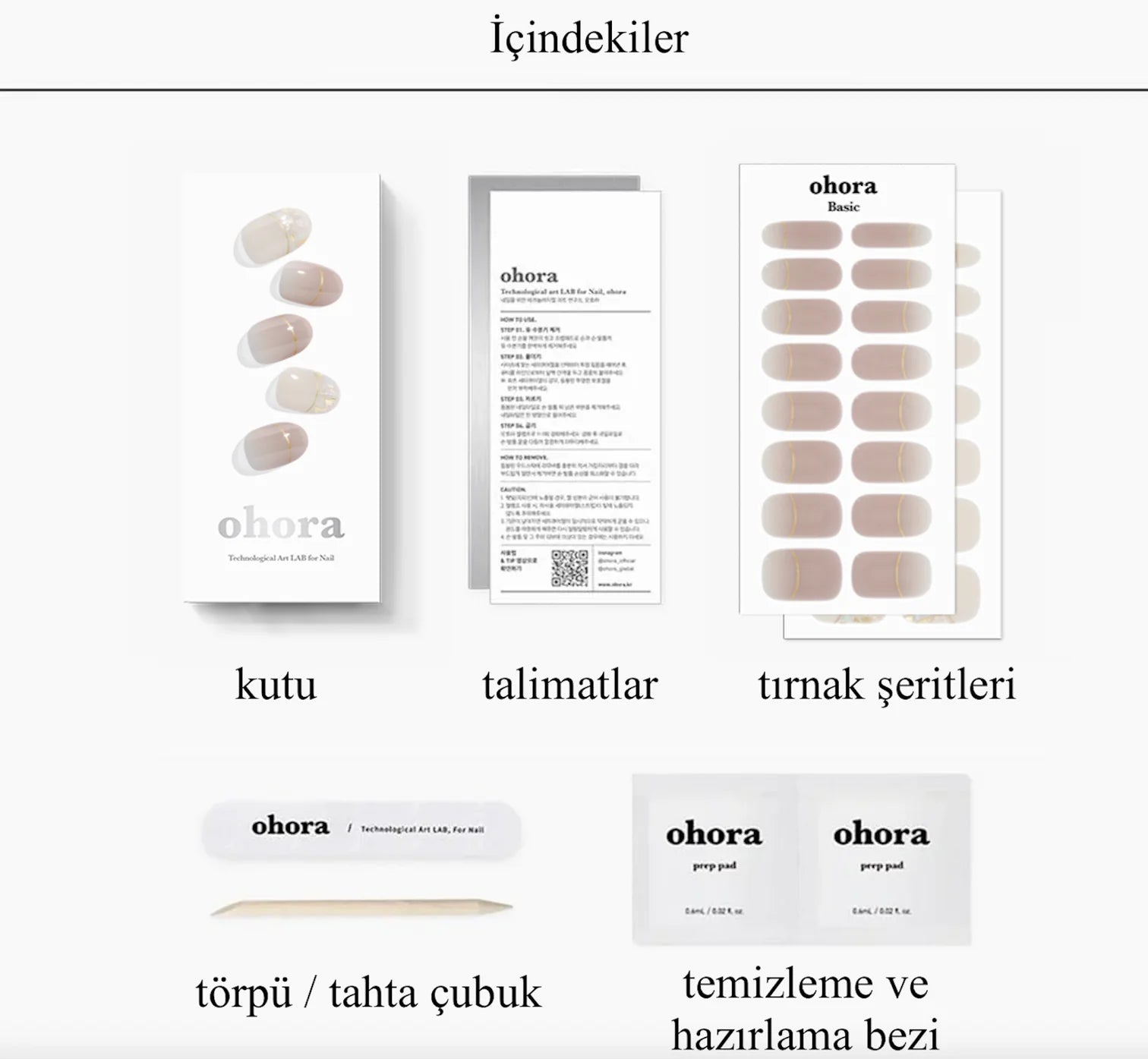 N Cream Shell Jel Tırnak 30 Adet, 2 Kullanım