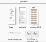 N Cream Shell Jel Tırnak 30 Adet, 2 Kullanım