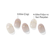 N Cream Shell Jel Tırnak 30 Adet, 2 Kullanım