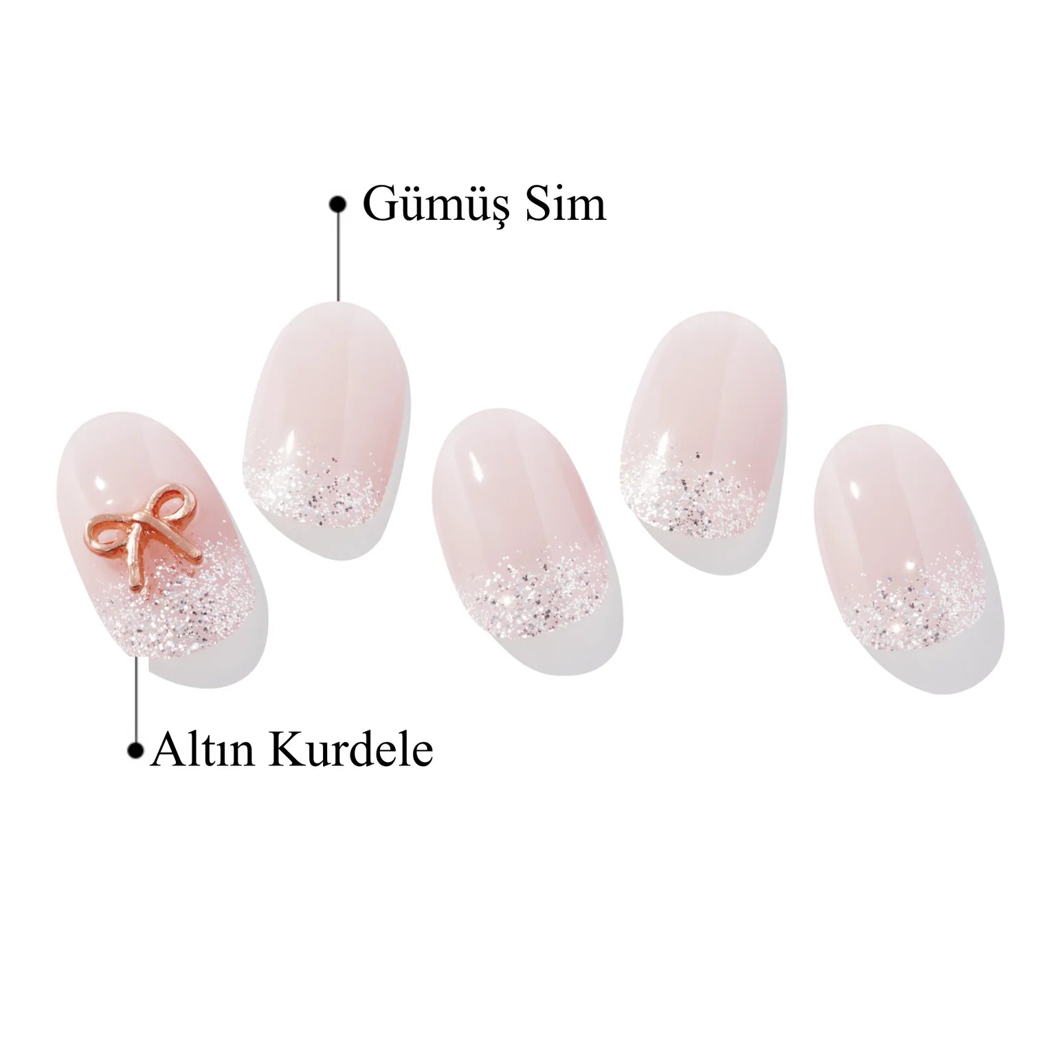 N Twinkle Bell Jel Tırnak 30 Adet, 2 Kullanım