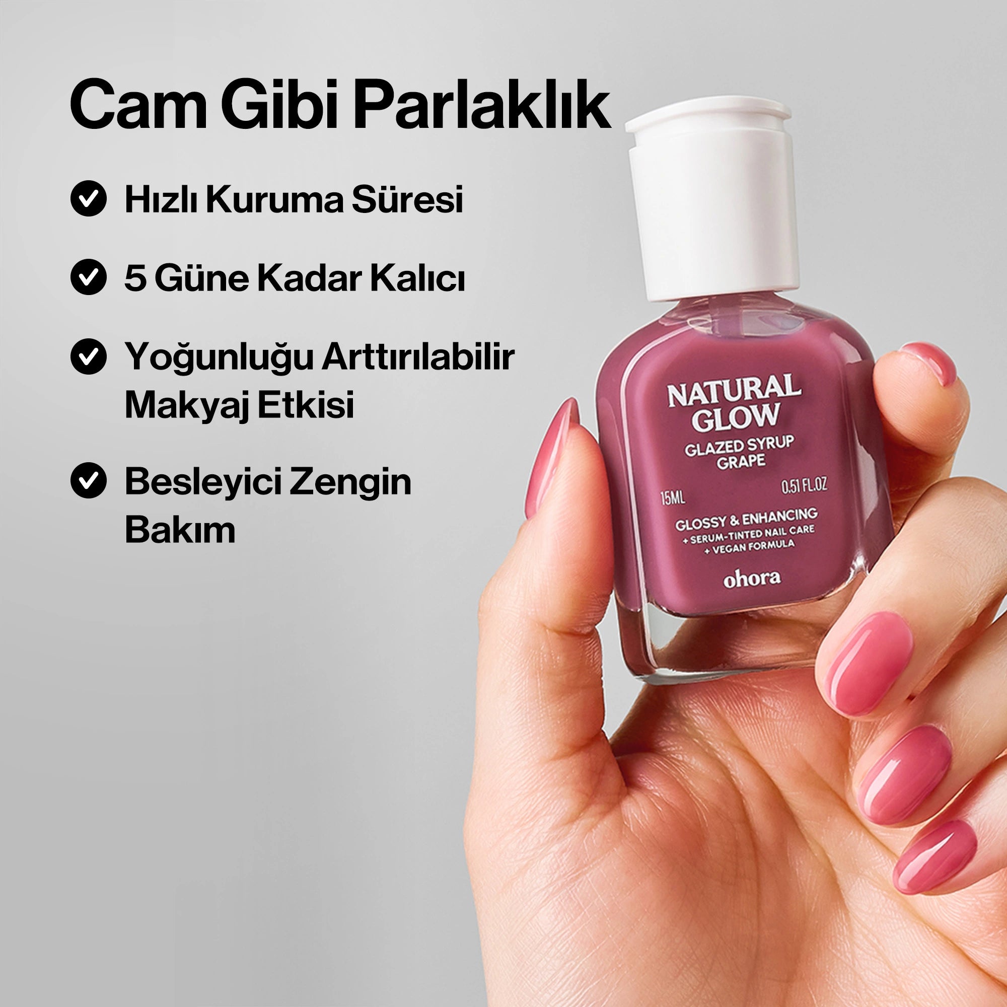 [Üzüm] Renkli Tırnak Güçlendiricisi
